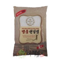 하얀소금 명품 천일염 3kg 꽃소금 구운소금, 단품