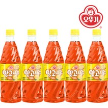 오뚜기 망고향 슬러시시럽 1kg X 5개 슬러쉬 원액 음료, 1세트