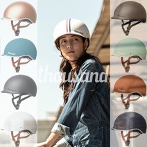 따우전드 헤리티지 성인 전연령 자전거 킥보드 인라인 헬멧 8종, 스텔스 블랙