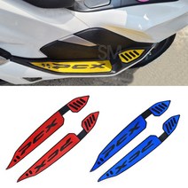 혼다 PCX 발판 좌우 세트 튜닝 더뉴 18년~20년 미끄럼방지 고무패드 피씨엑스 125, 레드