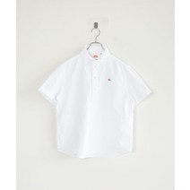 DT-B0283SOX DANTON 단톤 OXFORD ROUND COLLAR SHORT SLEEVE PULLOVERSHIRT 반팔 풀오버 셔츠 여성