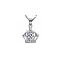 N45 Silver 마법의 왕관 목걸이 은목걸이
