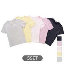 5종세트 샤이닝 반팔 티셔츠_M192006A_SET