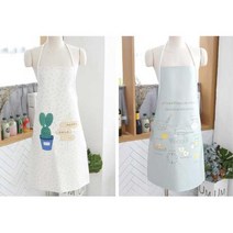 모던한 주방연출 방수 프린팅 앞치마 예쁜앞치마 식당, 선택사항_까페핑크