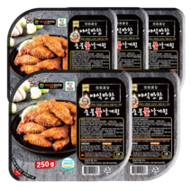 야식만참 숯불불날개봉 250g, 5개
