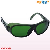 오토스 산업용 보호안경 차광보안경 B-621B 차광도 3도 (산소 가스 절단 용접), 1개