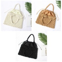 여름 비치백 섬머 네트백 속주머니 왕골 가방