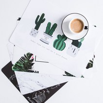 루이송 방수 식탁매트 테이블매트 북유럽 식탁깔개 식탁보, 3.대리석