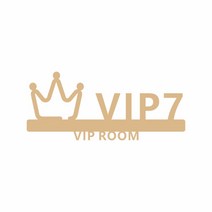 VIP 골드 아크릴 블랙 뷰티 룸 사무실 현판 문패 간판, 26x12cm개, H