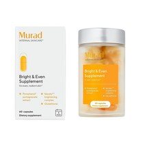 Murad 뮤라드 브라이트 앤 이븐 영양제 글루타치온 폼페놀 석류 추출물, 1통, 60캡슐