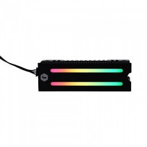 장우컴퍼니 JW-HTK08 M.2 SSD RGB 방열판 (Black) 케이스쿨러, 선택없음