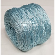 [콘샵] 인견 아이스 컬러 튜브사 - 반짝이 볼실, 12.스카이블루