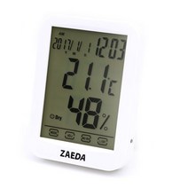재다 디지털 온습도계 ZAEDA-201 날짜 시간 알람, 없음