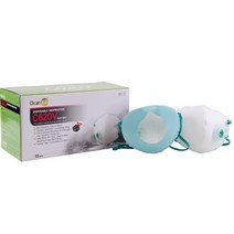크린탑 안면부 여과식 보형물 방진마스크 C620VWB 2급배기(분진 미스트)_(BOX(10EA)), 없음, 개