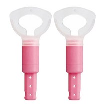 폐활량측정기 폐활량운동기구 호흡운동기 복부 호흡 트레이너 운동 폐 얼굴 호흡기 피트니스 장비 가정용 건강 관리 액세서리 슬리밍 도구, 2pcs pink