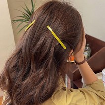 톡톡창고 아세테이트 슬림 일자핀 빼빼로핀 반머리 자동핀 헤어 머리핀 옆머리 삔