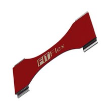 FITflex 휴대폰 핑거 가죽 핸드폰 스트랩 스마트폰 그립, 레드, 1개