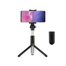 갤럭시Z 플립/Z플립2 5G 댄디 블루투스 삼각대 셀카봉, 블랙, 1개