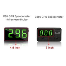 HUD추천 자동차HUD HUDGPS Vjoycar-인기 판매 GPS 속도계 4.5 인치 C80 스마트 주행 거리계 디지털 알람 M, 01 4.5 inch C80