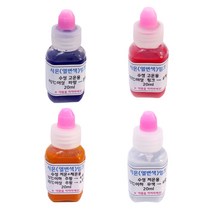 저온 체온 열변색 색변화 시온용액 수성잉크 학생 학습교구 만들기, 주황(저온+체온)