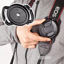 DSLR 카메라 렌즈 캡 홀더 분실 방지 캐논 니콘 소니, 43/52/55(A718)
