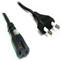 (하늘컴 하늘컴 국산 파워 8자 케이블 (AC 250V/2.5A 벌크 (벌크/2M 벌크/국산/케이블/파워/하늘컴, 단일 수량
