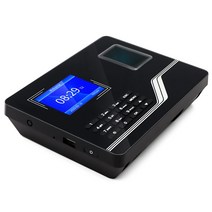 출퇴근기록기Punch Card Biometric Fingerprint Time Attendance Systems with Battery Backup 2.8 Inch TF, 01 Korean