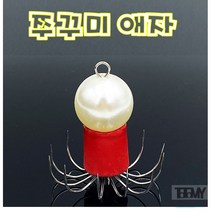 월척상사 WA-95-1 22년신형 12발 12침 연질 쭈꾸미바늘 애자(진주) 6개입, 진주, 6개