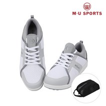 엠유스포츠 스파이크리스 골프화 MU21A3AF152 WHT