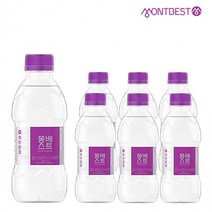 한국청정음료 몽베스트 생수 330ml x 6개 야외활동필수품 유아분유물 미니생수 미네랄워터