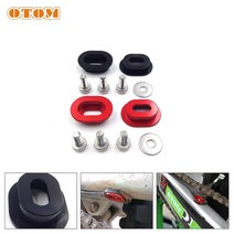 호환 수입차부품 otom 오토바이 체인 슬라이더 와셔 cnc 가공 플랫 포크 패드 버클 혼다 crf150r crf250r crf250x crf450x cr125 crm250, 3 페어 블랙