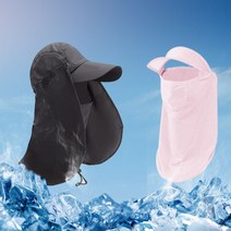 마스크 쿨 모음 목토시 아이스 모자 썬바이저 냉스카프 쿨넥워머 바라크라바 여성여름 alalal9160*2004766pB, 03 브라이트 블랙