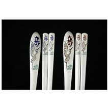 P0000GRQ 칠보 특 은수저 운학 순도 99% 1벌 예단 혼수 부모님 생신선물, 종이무료포장, 홍색