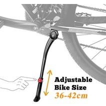 자전거 킥스탠드 조정 가능 알루미늄 합금 mtb 도로 사이드 다리 soporte 발판, 협력사
