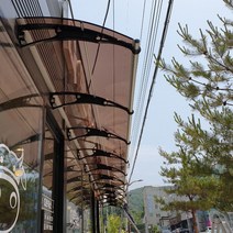캐노픽스 1000 X 1100 조립식창고 견적 소형창고 이동식주택 서산 농막 창고 전동어닝, 브라운 렉산 검정 브라켓 실버 바