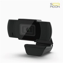 SOMMON SE-WC100 PC카메라 PC캠 화상카메라 웹캠 화상캠 유튜브캠 개인방송 화상회의 통화 수업용, 블랙