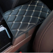 모닝팔걸이 콘솔박스 차량 틈새 쿠션 가죽, 팔걸이매트 레드 BL04986