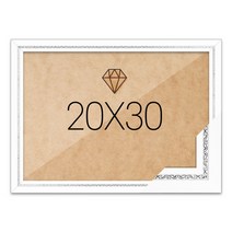 보석십자수액자 20x30 고급형 그레이스 화이트, 단품