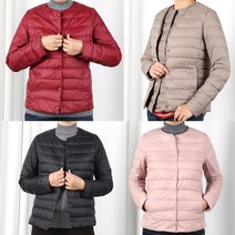 큰언니큰오빠 여자경량패딩 숏패딩 오리털 덕다운 점퍼 엄마옷 빅사이즈