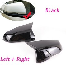 우수한 Rearview 교체 탄소 섬유 패턴 BMW X1 F48 F39 Z4 G29 시리즈 미러 커버 모자, 02 Black 2pcs, 02 Black-2pcs