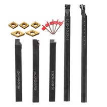 Shank-인덱서 블 선반 터닝 툴 홀더 CCMT060204 DCMT070204 카바이드 인서트 CNC 기계 Shank index Lathe, 01 Black, 01 Black