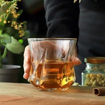 Cisty 다이아 웨이브 패턴 언더락 하이볼 양주잔, 2002 언더락300ml