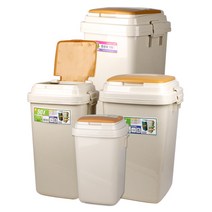 분리수거 리드 휴지통(종량제)/간편개폐/위생손잡이(20L~100L), 50L