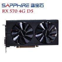 그래픽카드 사파이어 RX 570 4GB D5 그래픽 카드 256Bit GDDR5 비디오 AMD 500 시리즈 Radeon RX570 DisplayPort HDMI DVI