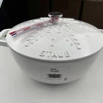 스타우브전골냄비 스타우브솥밥 24, 화이트(24cm)