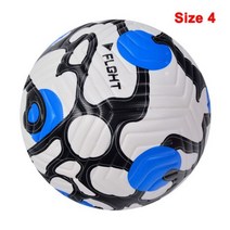 축구 트레이닝 훈련품 공 전문가용 사이즈 5 4 심리스 야외 훈련 경기 남자 풋볼, [12] 21-Blue Black Size 4