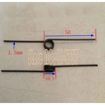 스프링 스틸 토션 1.5mm 와이어 인장 5 개, 02 10pcs