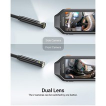 고성능 DEPSTECH-산업용 내시경 카메라 DS450 1080P 43 quotIPS 스크린 2MP 비디오 검사 차량 하수도 배수구, [01] 5m