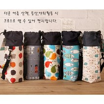 국내제작 타카라코리아 스포츠 끈 조절 크로스 보온 보냉 주머니 125 x 250 x 50 mm, 물고기