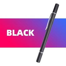 스마트폰터치펜유니버설 2 In 1 스타일러스 펜 iOS 삼성 Xiaomi 안드로이드 전화 스마트 연필 드로잉 태블, 한개옵션1, 04 black